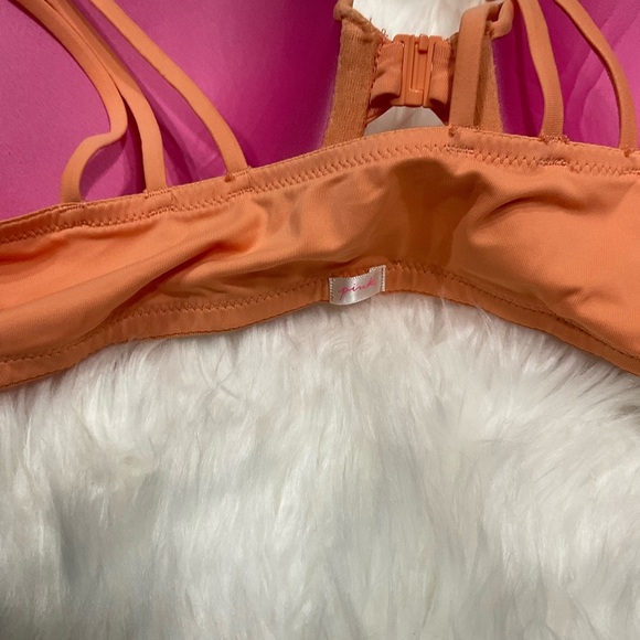 PINK Victoria's Secret Orange and Black Bra Intimates - Picture 9 of 11